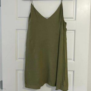Wildfred Green Slip Dress